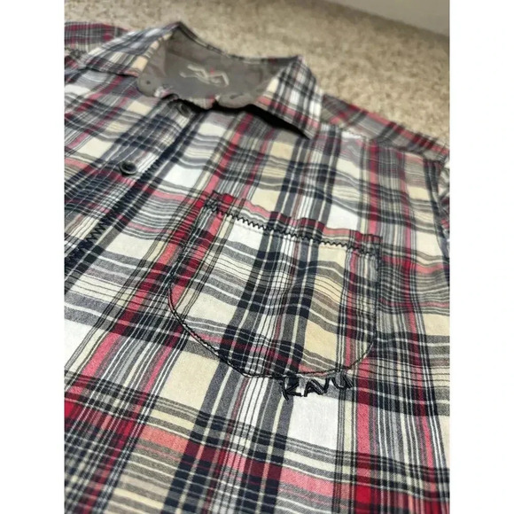 KAVU button down shirt, Size Large, 100% lightweight Cotton - Picture 7 of 10